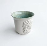 Zeus Rölyefli El Yapımı Stoneware Fincan – Ada Çayı Yeşili İç Kaplama – 175 ml - Görsel 5