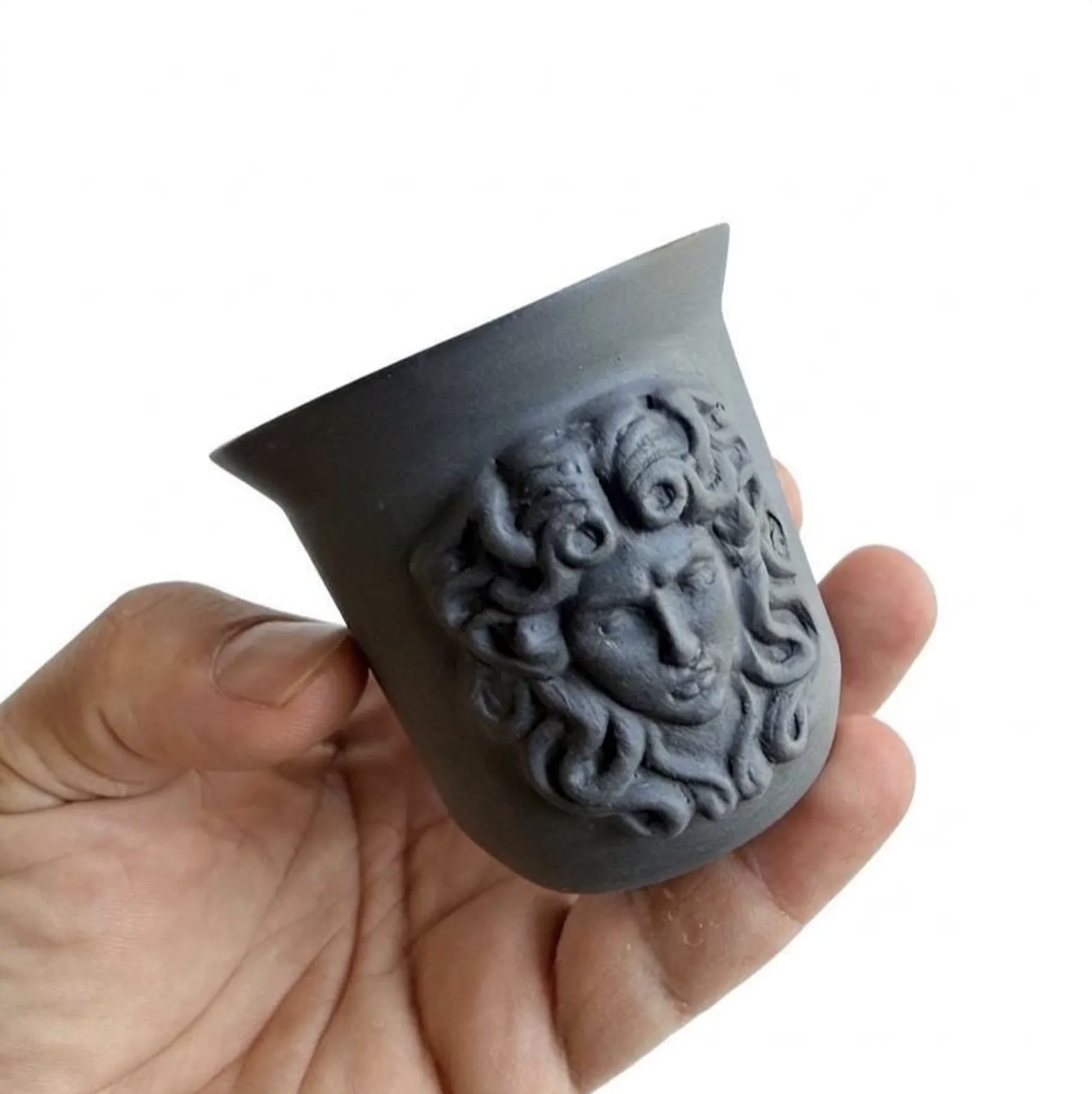 Medusa Porselen Fincan MEDUSA - El Yapımı Porselen Kahve Fincanı 175ml | Yunan Mitolojisi Koleksiyonu - Görsel 1